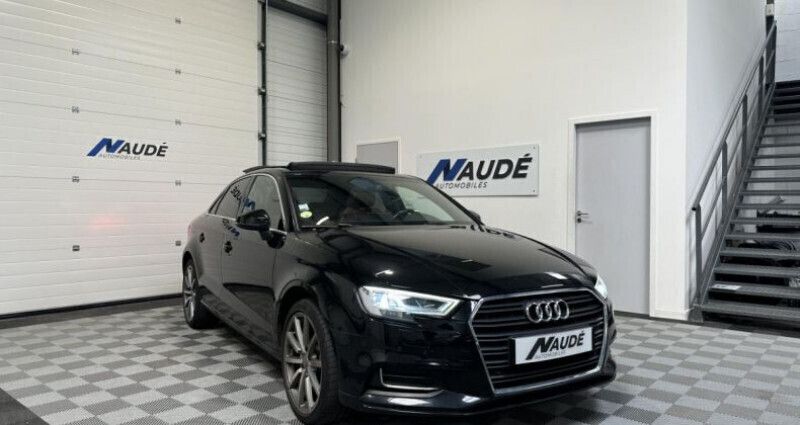 Noir Utilisé 2018 Audi A3 Design Berline | 17 990 € (Prix juste) - Image 1/4