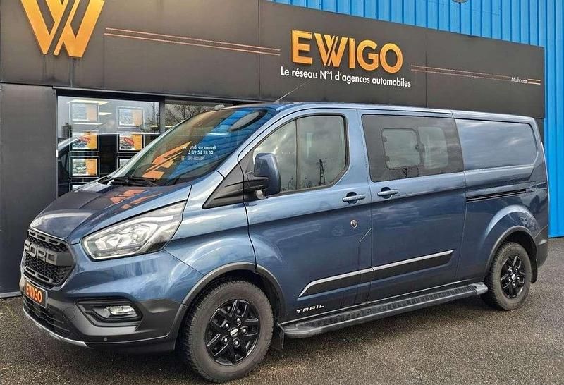 Occasion Ford Transit Custom 171 ch (125 kW) 2023 Bleu Van