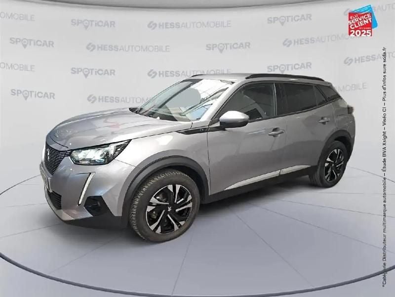 Gris Occasion 2021 Peugeot e-2008 Allure SUV | 14 499 € (Bon prix) - Image 1/4