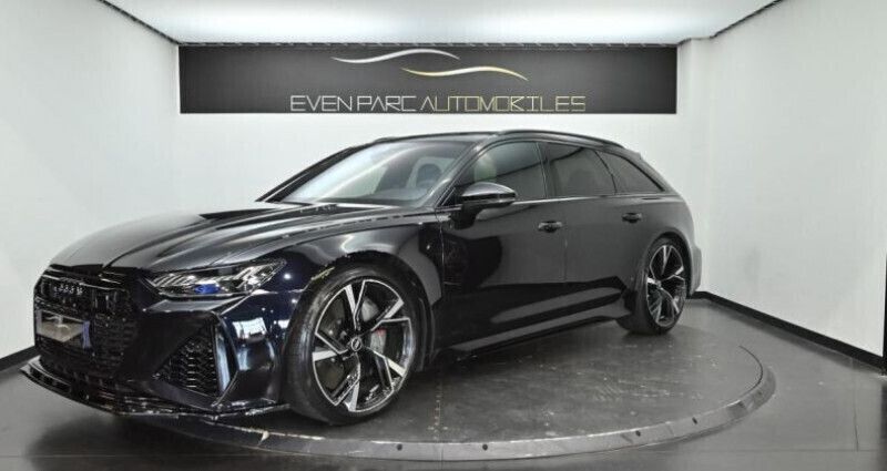 Noir Utilisé 2020 Audi RS6 Sport Break | 126 990 € (Prix assez cher) - Image 1/4