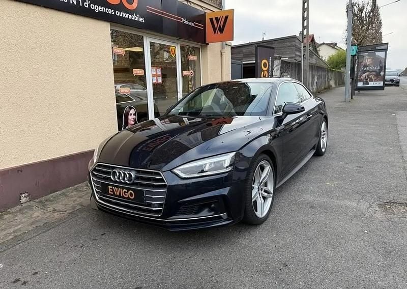 Bleu Occasion 2017 Audi A5 S-Line Coupé | 23 990 € (Bon prix) - Image 1/4