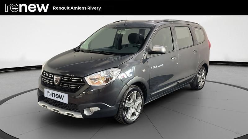 Gris Occasion 2021 Dacia Lodgy Stepway Monospace | 13 990 € (Super prix) - Image 1/4