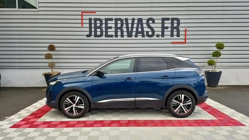 Bleu Utilisé 2021 Peugeot 3008 GT SUV | 23 999 € (Prix assez cher) - Image 1/4