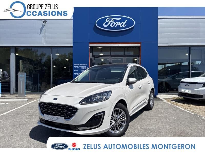 Blanc Utilisé 2021 Ford Kuga Vignale SUV | 25 490 € (Prix juste) - Image 1/4