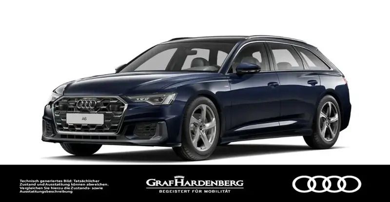 Bleu Utilisé 2024 Audi A6 S-Line Break | 52 980 € (Prix assez cher) - Image 1/4