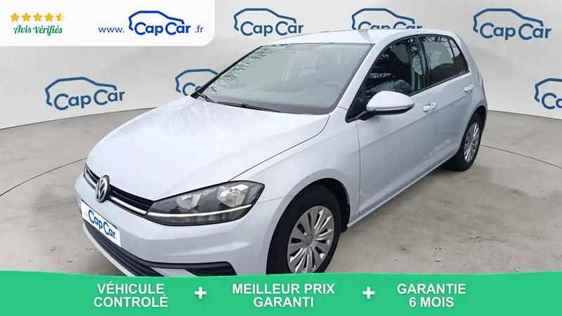 Blanc Occasion 2017 VW Golf Trendline Berline | 15 590 € (Bon prix) - Image 1/4
