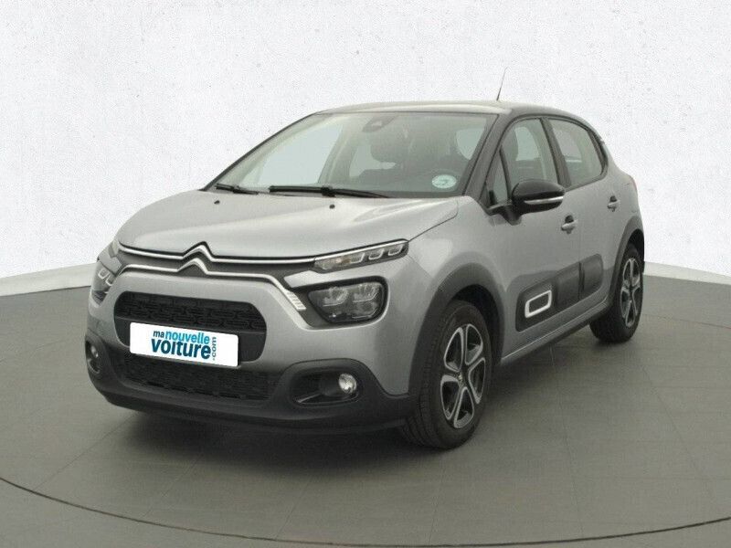 Gris Utilisé 2022 Citroën C3 PureTech Citadine | 11 390 € (Prix juste) - Image 1/4