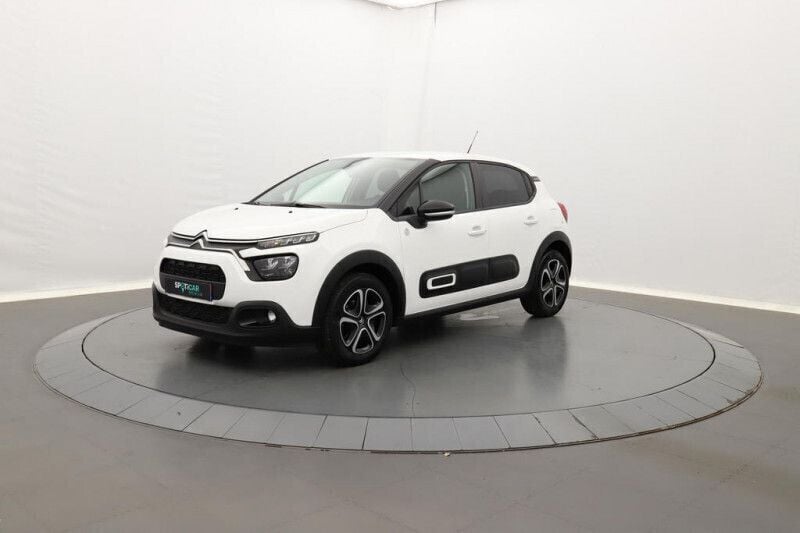 Blanc Utilisé 2023 Citroën C3 PureTech Citadine | 11 390 € (Prix juste) - Image 1/4