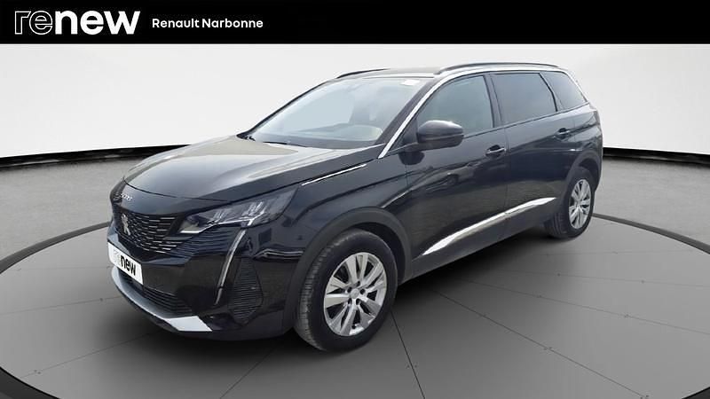 Noir Utilisé 2021 Peugeot 5008 Style Monospace | 18 290 € (Bon prix) - Image 1/4