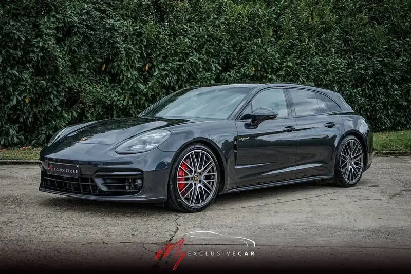 Gris Utilisé 2021 Porsche Panamera S E-Hybrid Sport Turismo Berline | 115 900 € - Image 1/4