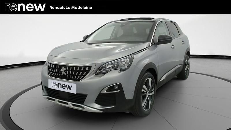 Gris Utilisé 2019 Peugeot 3008 Allure SUV | 15 999 € (Prix juste) - Image 1/4