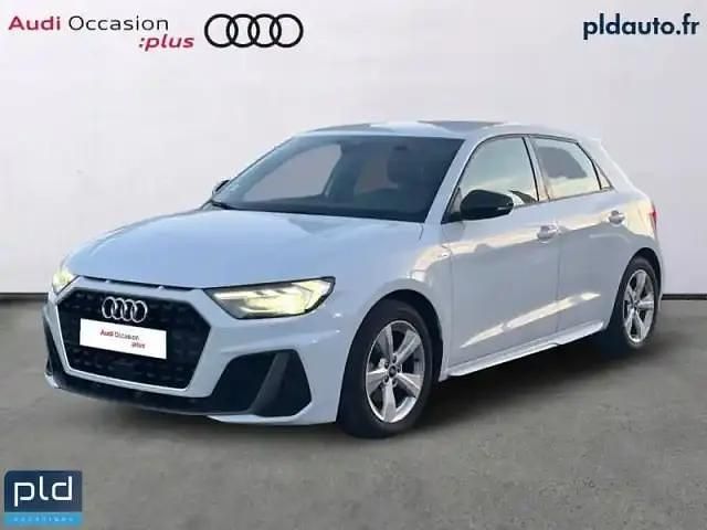 Blanc glacier métallisé Occasion 2021 Audi A1 Sportback S-Line Citadine | 22 990 € (Prix juste) - Image 1/4