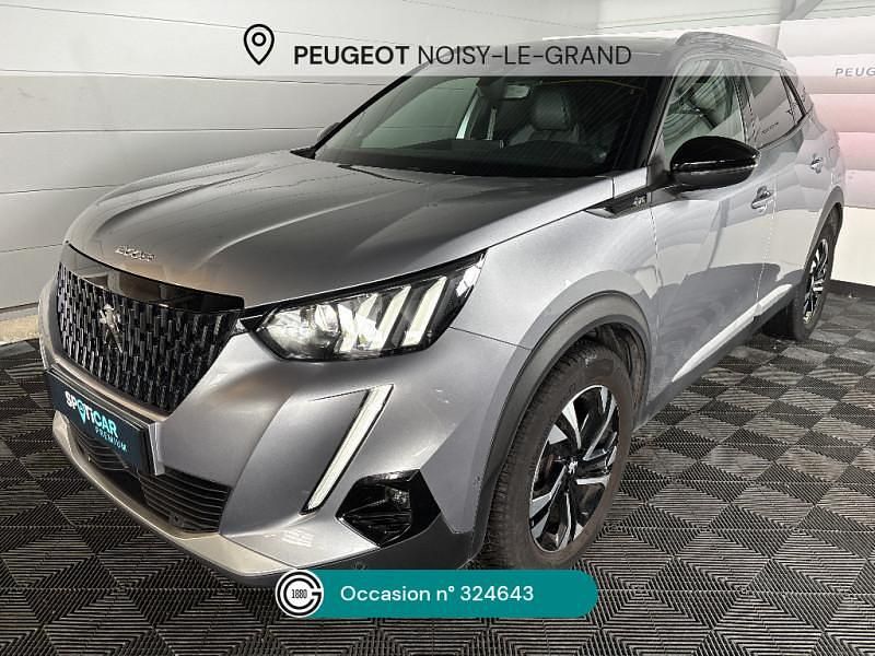 Gris Utilisé 2021 Peugeot 2008 GT-line SUV | 14 950 € (Prix juste) - Image 1/4