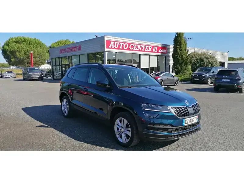 Bleu Utilisé 2018 Skoda Karoq Ambition SUV | 13 900 € (Prix juste) - Image 1/4