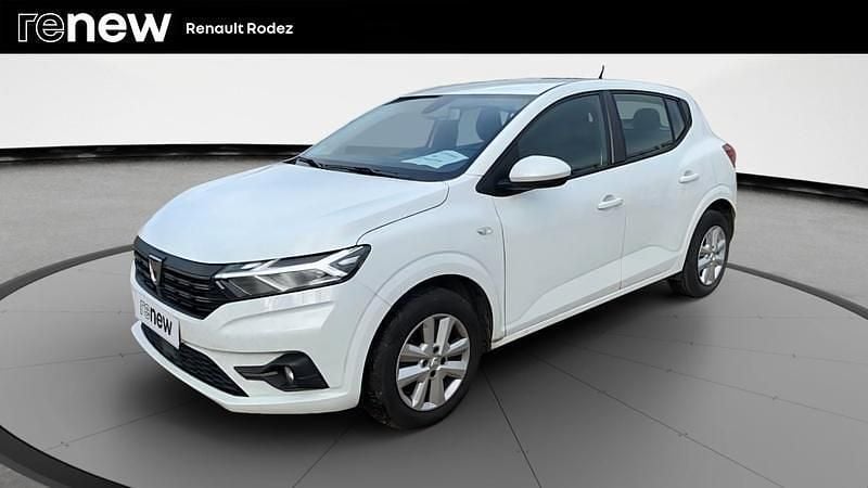 Blanc Utilisé 2022 Dacia Sandero Comfort Citadine | 12 490 € (Bon prix) - Image 1/1