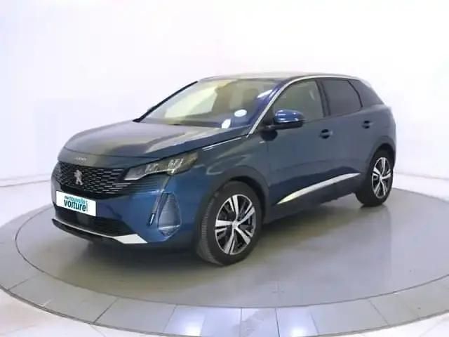 Bleu Utilisé 2020 Peugeot 3008 Allure SUV | 20 290 € (Prix juste) - Image 1/4