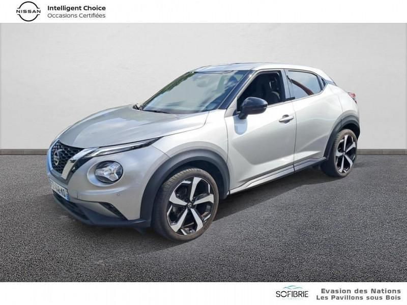 Gris Utilisé 2021 Nissan Juke Tekna SUV | 16 490 € (Prix juste) - Image 1/4