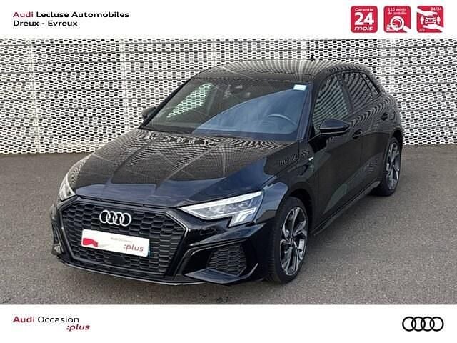 Noir mythic métallisé Utilisé 2021 Audi A3 Sportback e-tron S-Line Citadine | 28 290 € (Prix juste) - Image 1/4