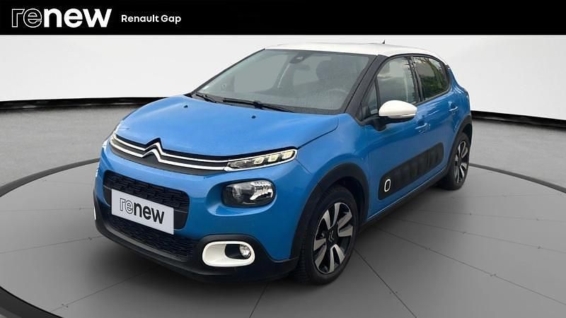 Bleu Utilisé 2020 Citroën C3 PureTech Citadine | 13 490 € (Prix juste) - Image 1/4