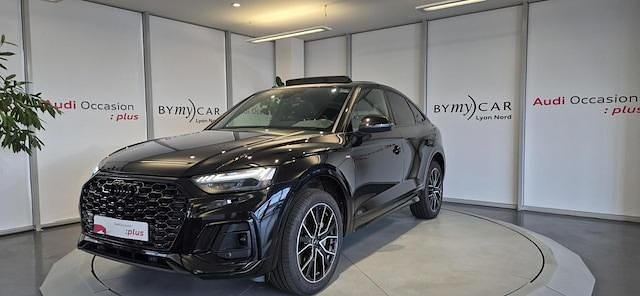 Noir mythe métallisé Utilisé 2024 Audi Q5 Sportback S-Line SUV | 59 990 € (Prix juste) - Image 1/3