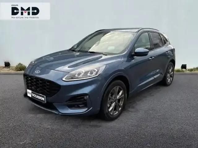 Bleu azur métallisée Occasion 2021 Ford Kuga ST-Line X SUV | 23 990 € (Prix juste) - Image 1/4