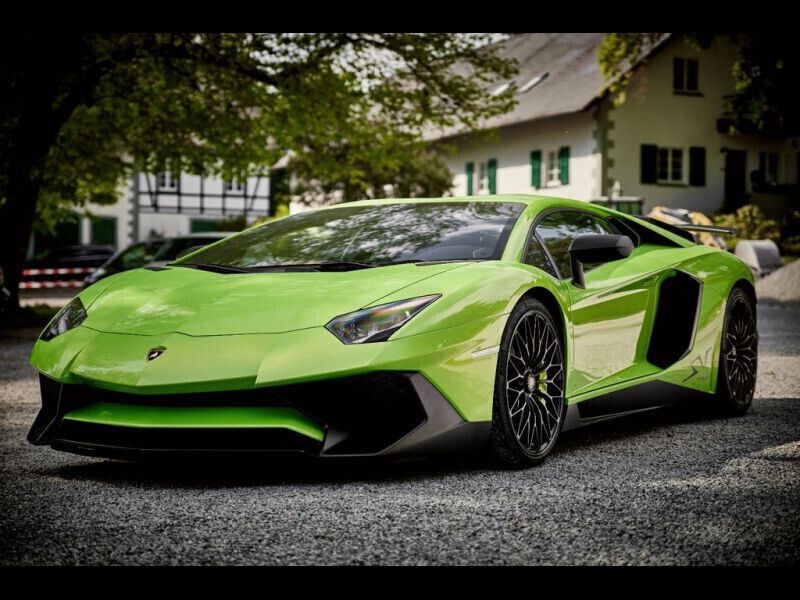 Vert Utilisé 2018 Lamborghini Aventador Cabriolet | 614 900 € - Image 1/4