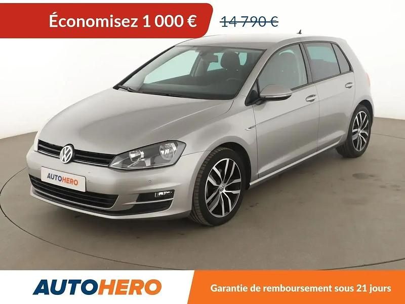 Gris Utilisé 2016 VW Golf VII LOUNGE Berline | 13 790 € (Bon prix) - Image 1/2