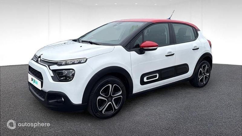 Blanc Utilisé 2022 Citroën C3 PureTech Citadine | 14 869 € (Prix juste) - Image 1/4