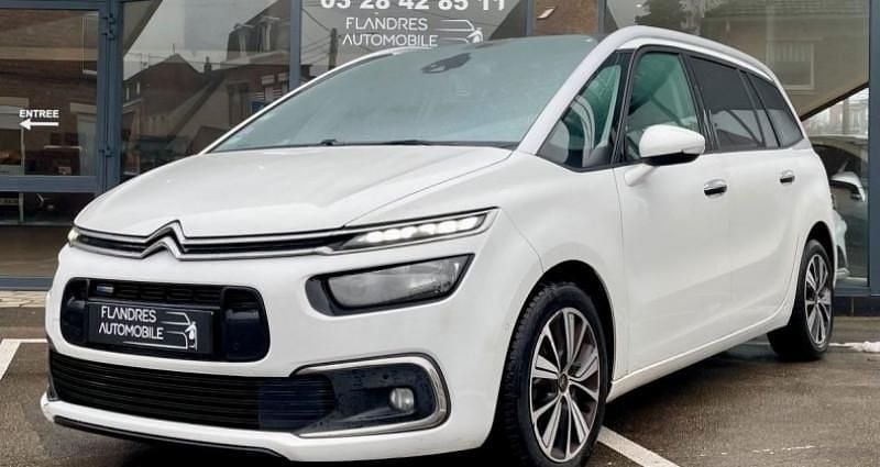 Blanc Occasion 2017 Citroën Grand C4 Picasso PureTech Monospace | 10 990 € - Image 1/4