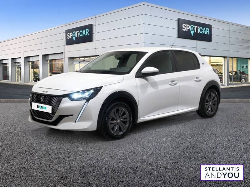 Blanc Occasion 2021 Peugeot e-208 Style Citadine | 12 990 € (Prix juste) - Image 1/4