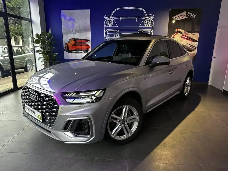 Gris Utilisé 2021 Audi Q5 SUV | 52 990 € (Prix cher) - Image 1/4
