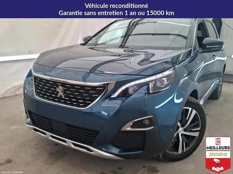 Blanc Utilisé 2019 Peugeot 5008 GT-line Monospace | 19 900 € (Prix juste) - Image 1/4