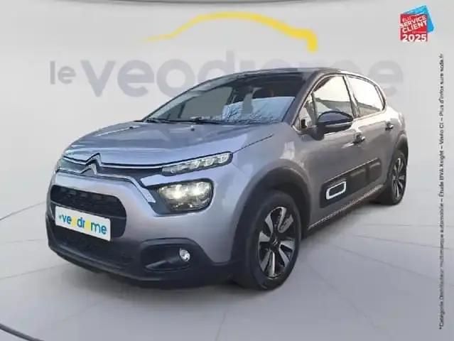 Gris platinium (m) Occasion 2024 Citroën C3 PureTech Berline | 15 999 € (Prix juste) - Image 1/4