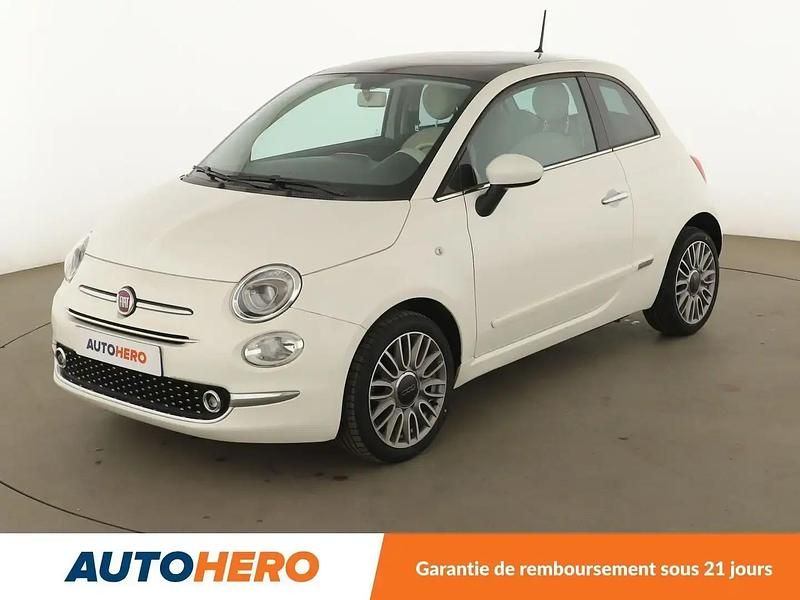 Blanc Utilisé 2017 Fiat 500 Lounge Citadine | 11 690 € (Super prix) - Image 1/2