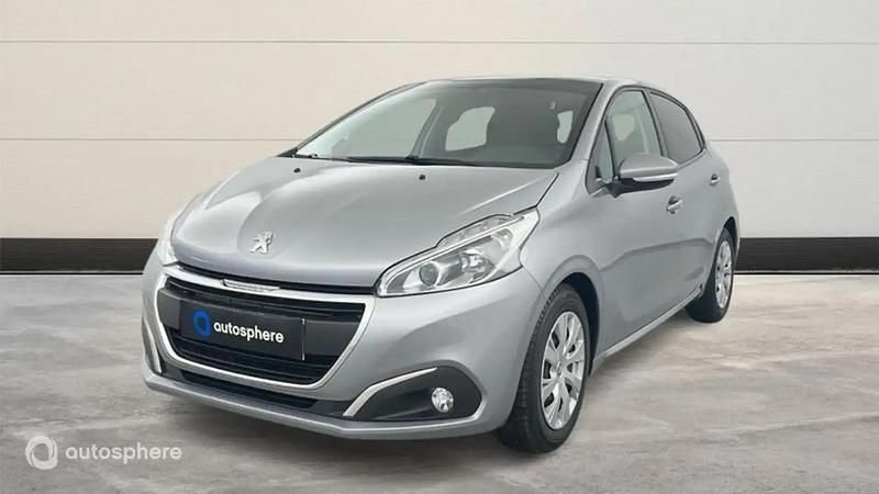 Gris Utilisé 2019 Peugeot 208 Active Citadine | 10 499 € (Prix juste) - Image 1/4