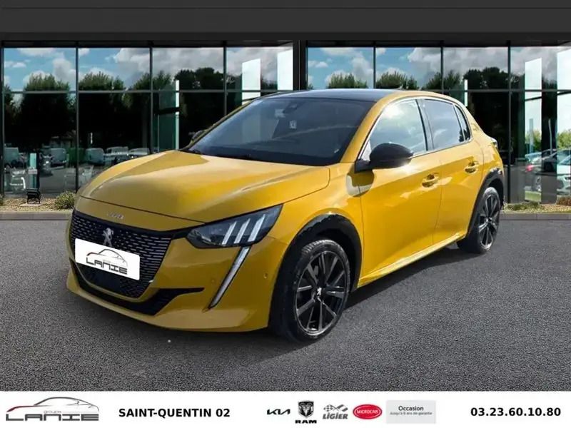 Jaune Utilisé 2021 Peugeot 208 GT Citadine | 16 890 € (Prix assez cher) - Image 1/4