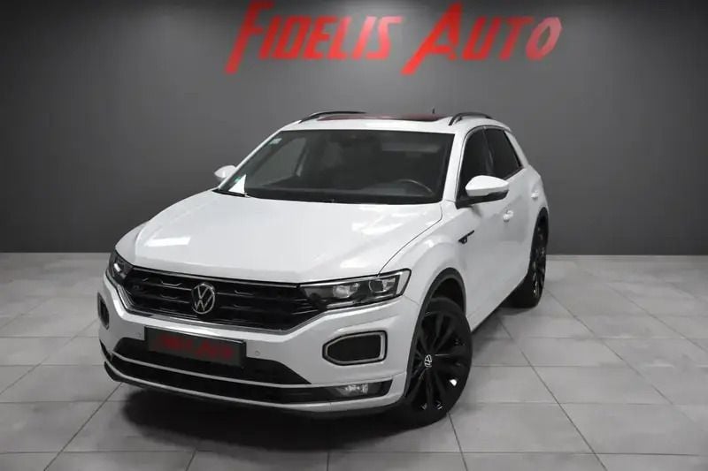 Blanc Utilisé 2021 VW T-Roc R-line SUV | 28 490 € (Prix juste) - Image 1/4