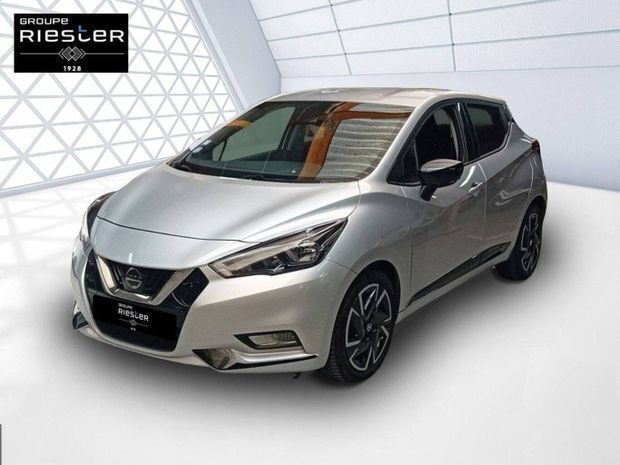 Gris Utilisé 2021 Nissan Micra Tekna Citadine | 12 480 € (Prix juste) - Image 1/4