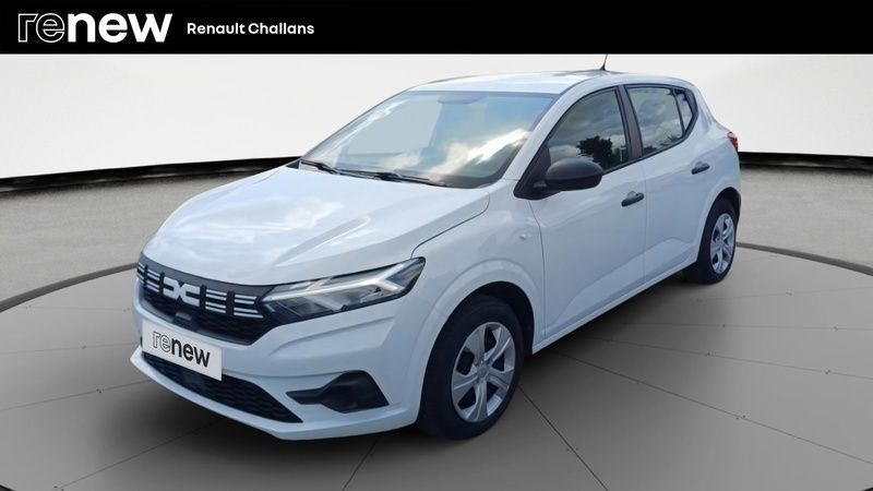 Blanc Utilisé 2023 Dacia Sandero Essentiel Citadine | 13 490 € (Bon prix) - Image 1/4