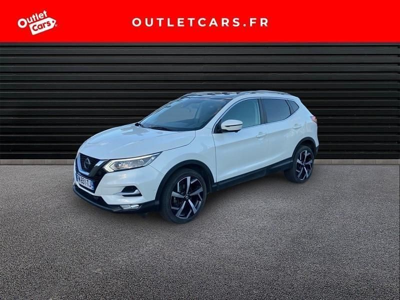 Blanc lunaire Occasion 2019 Nissan Qashqai Tekna SUV | 15 390 € (Super prix) - Image 1/4