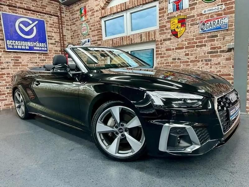 Noir Occasion 2023 Audi A5 Cabriolet S-Line Cabriolet | 43 870 € (Bon prix) - Image 1/4