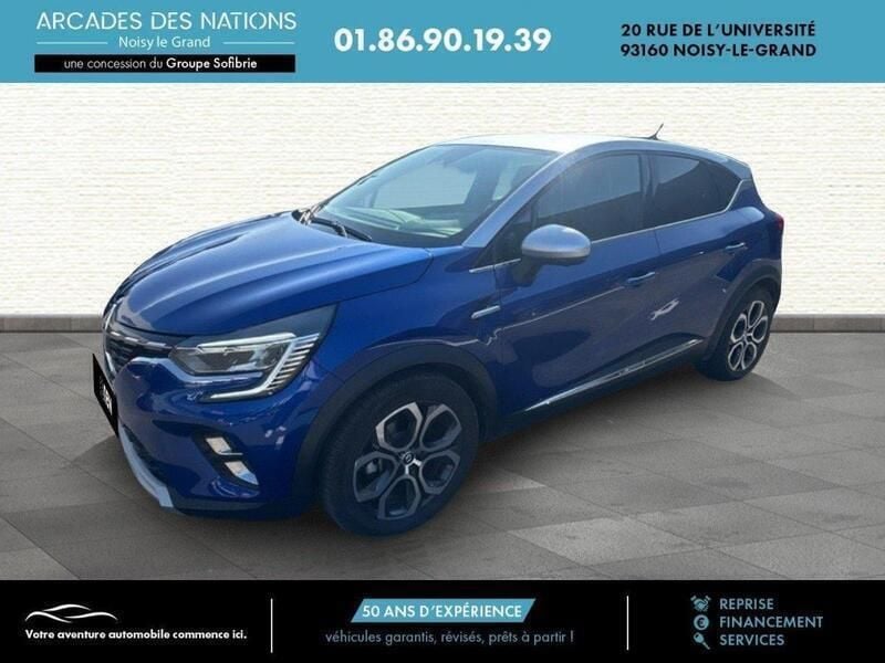 Bleu Utilisé 2021 Renault Captur Intens SUV | 20 480 € (Prix juste) - Image 1/3