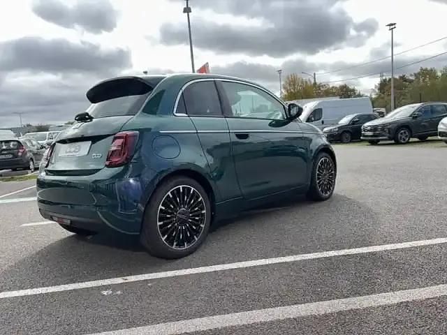 Nouvelle Fiat 500e La Prima 86 kW (118 ch) 2025 Ocean green Berline