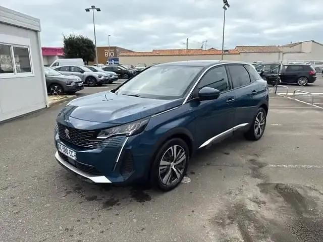 Bleu Utilisé 2021 Peugeot 3008 | 22 990 € - Image 1/4