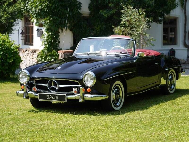 Noir Utilisé 1963 Mercedes 190 Cabriolet | 119 500 € - Image 1/4