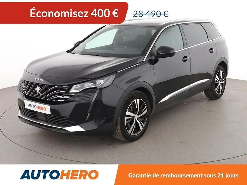 Noir Utilisé 2022 Peugeot 5008 GT Monospace | 28 090 € (Prix juste) - Image 1/2