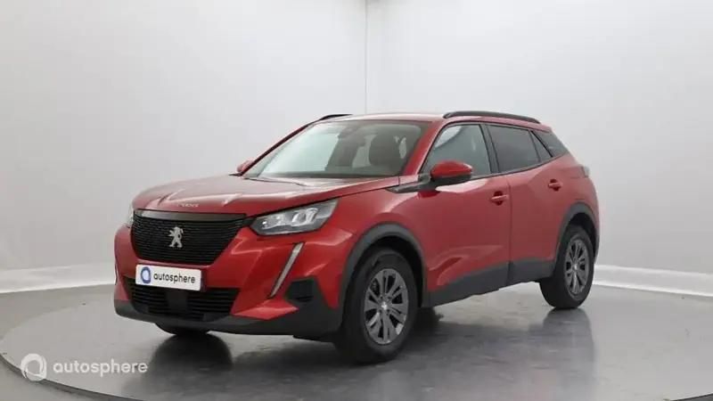Noir Utilisé 2021 Peugeot 2008 Style SUV | 12 999 € (Bon prix) - Image 1/4