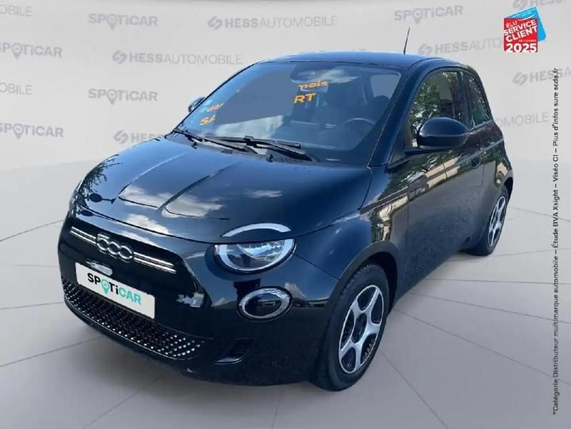Noir Utilisé 2021 Fiat 500e Passion Berline | 12 499 € (Super prix) - Image 1/4