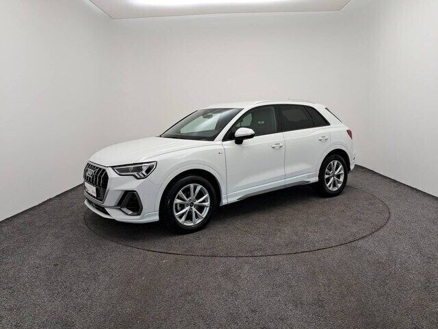 Blanc glacier métallisé Utilisé 2022 Audi Q3 S-Line SUV | 37 690 € (Prix juste) - Image 1/4
