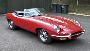 Occasion Jaguar E-Type 1970 Rouge Cabriolet
